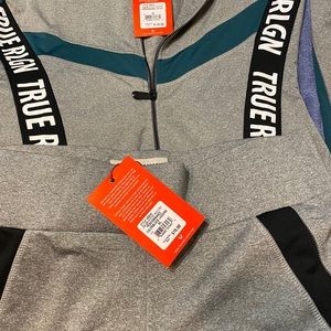 True Religion Jacket & Leggings Workout Gear NWT